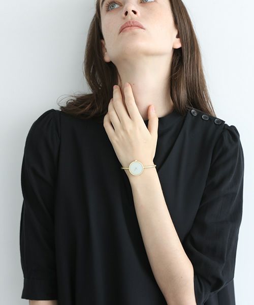 Mochi/モチ.【限定】nejicommu × Mochi.GEM CHAIN BRACELET [gold・]