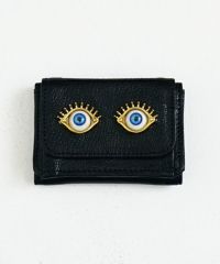 AHCAHCUM.あちゃちゅむ.お目目の財布 【black】