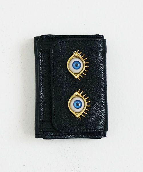 AHCAHCUM.あちゃちゅむ.お目目の財布 【black】