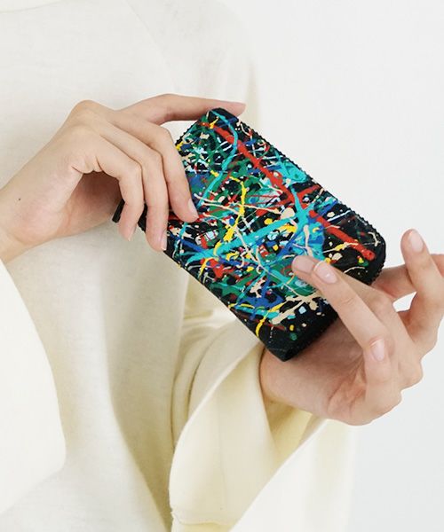 macromauro マクロマウロ.SPLASH WALLET R [BLACK]_