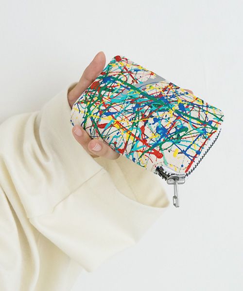 macromauro マクロマウロ.SPLASH WALLET R [ECRU]_