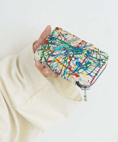 macromauro マクロマウロ.SPLASH WALLET R [ECRU]_