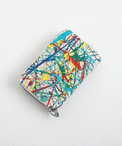 macromauro マクロマウロ.SPLASH WALLET R [ECRU]_