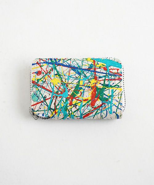 macromauro マクロマウロ.SPLASH WALLET R [ECRU]_