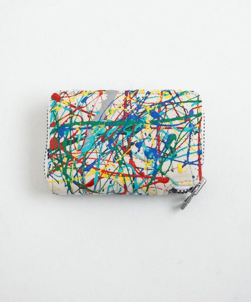macromauro マクロマウロ.SPLASH WALLET R [ECRU]_