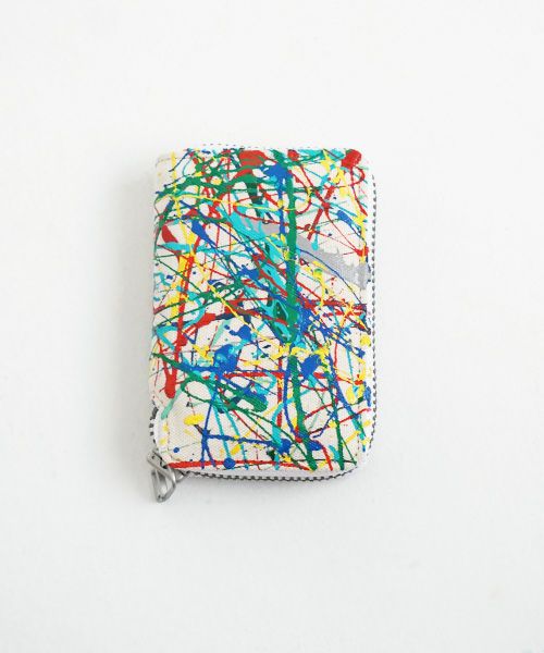 macromauro マクロマウロ.SPLASH WALLET R [ECRU]_