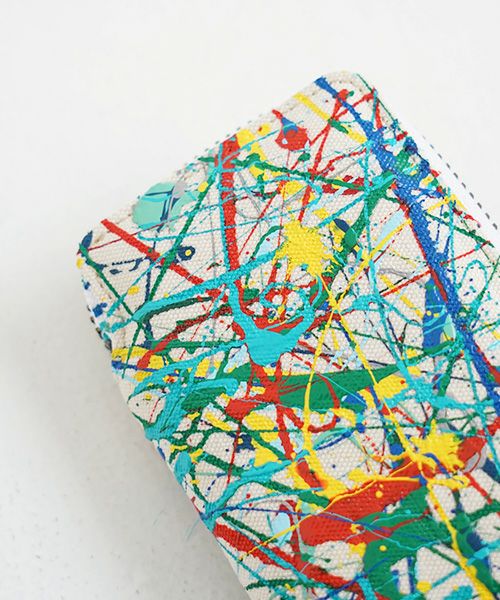 macromauro マクロマウロ.SPLASH WALLET R [ECRU]_