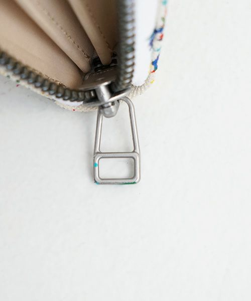 macromauro マクロマウロ.SPLASH WALLET R [ECRU]_