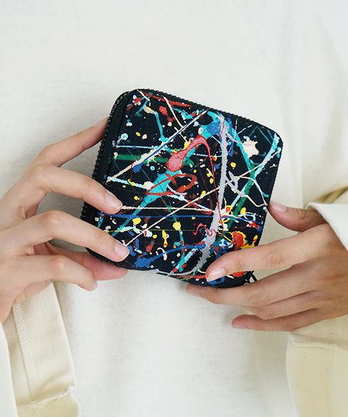 macromauro マクロマウロ.SPLASH WALLET [BLACK]_
