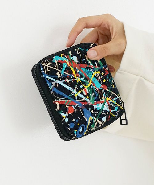 macromauro マクロマウロ.SPLASH WALLET [BLACK]_