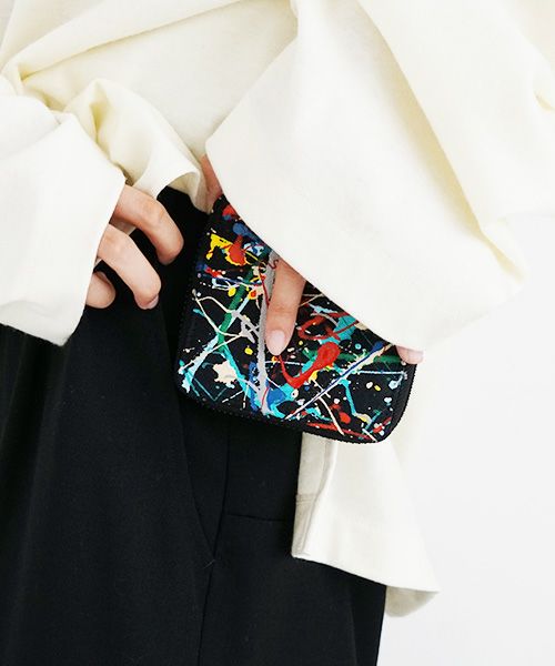 macromauro マクロマウロ.SPLASH WALLET [BLACK]_