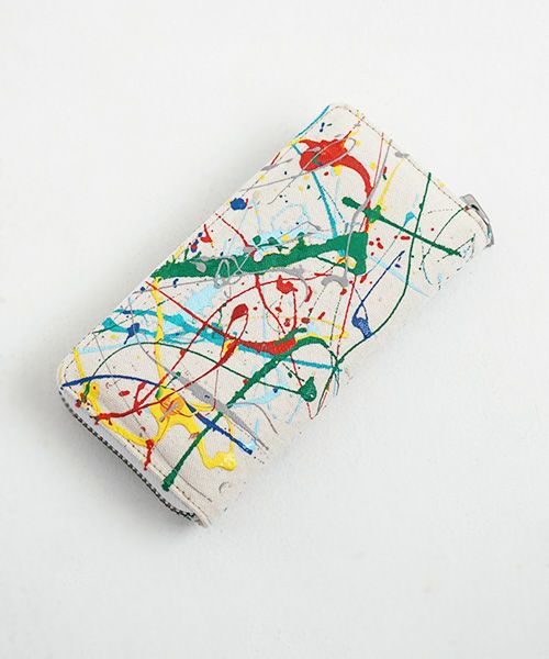 macromauro マクロマウロ.SPLASH WALLET M [ECRU]