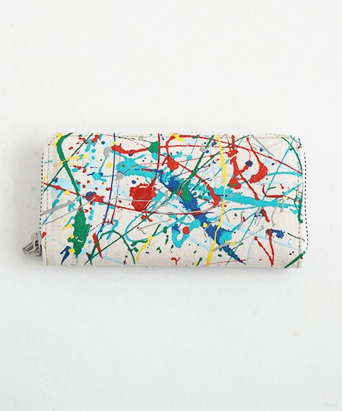 macromauro マクロマウロ.SPLASH WALLET M [ECRU]