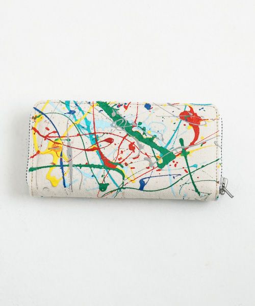macromauro マクロマウロ.SPLASH WALLET M [ECRU]
