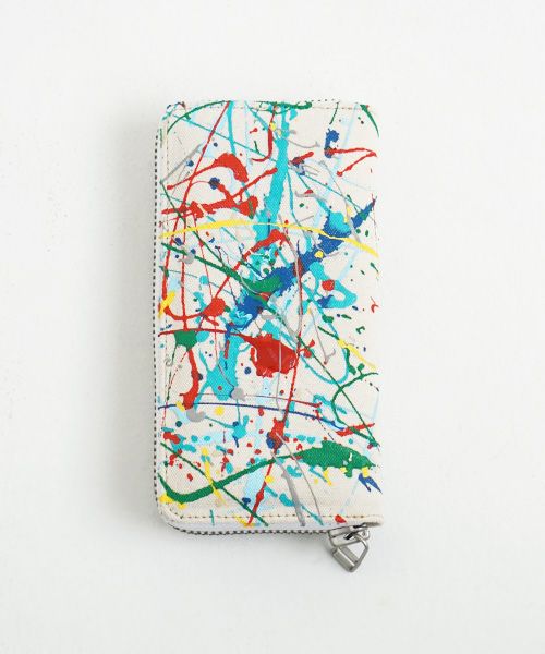 macromauro マクロマウロ.SPLASH WALLET M [ECRU]