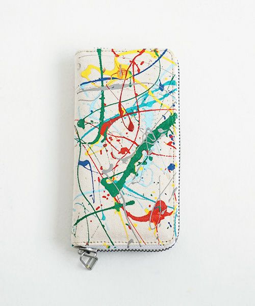 macromauro マクロマウロ.SPLASH WALLET M [ECRU]