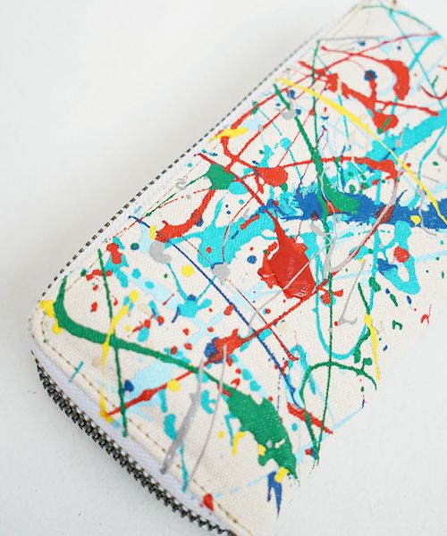 macromauro マクロマウロ.SPLASH WALLET M [ECRU]