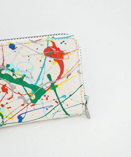 macromauro マクロマウロ.SPLASH WALLET M [ECRU]