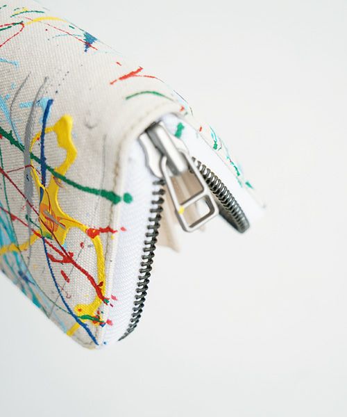 macromauro マクロマウロ.SPLASH WALLET M [ECRU]