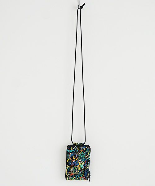 macromauro マクロマウロ.SPLASH SHOULDER WALLET [BLACK]_