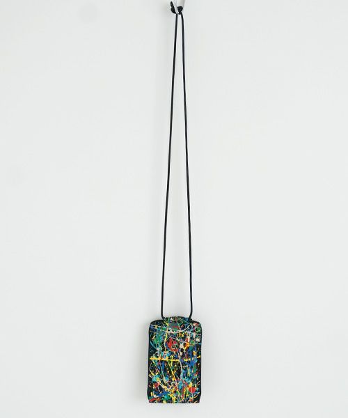 macromauro マクロマウロ.SPLASH SHOULDER WALLET [BLACK]_