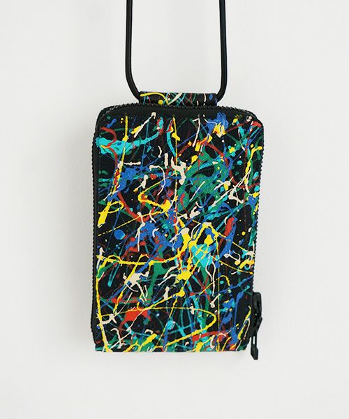 macromauro マクロマウロ.SPLASH SHOULDER WALLET [BLACK]_