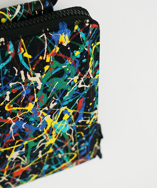 macromauro マクロマウロ.SPLASH SHOULDER WALLET [BLACK]_
