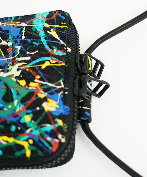 macromauro マクロマウロ.SPLASH SHOULDER WALLET [BLACK]_