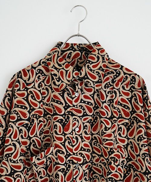Edwina Hoerl.エドウィナホール.HEMD FREIHEITSLIEBE [17/EH44SH-03/BLOCK PRINT paisley]_