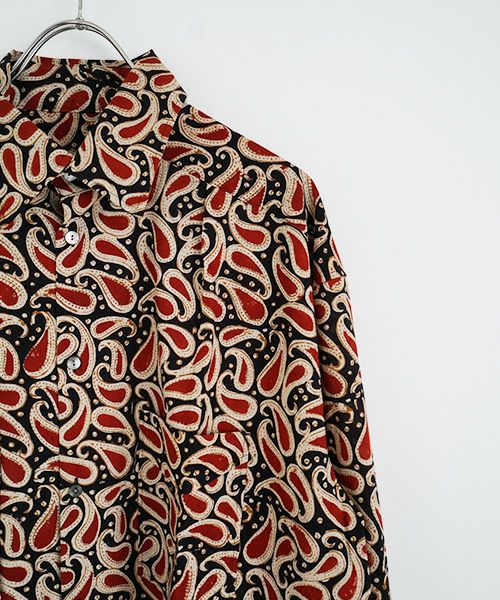 Edwina Hoerl.エドウィナホール.HEMD FREIHEITSLIEBE [17/EH44SH-03/BLOCK PRINT paisley]_