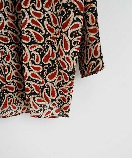 Edwina Hoerl.エドウィナホール.HEMD FREIHEITSLIEBE [17/EH44SH-03/BLOCK PRINT paisley]_