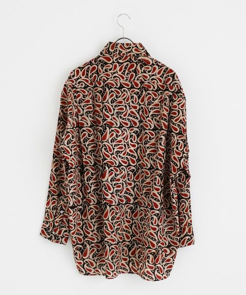 Edwina Hoerl.エドウィナホール.HEMD FREIHEITSLIEBE [17/EH44SH-03/BLOCK PRINT paisley]_