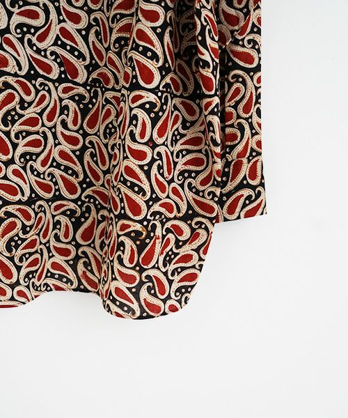 Edwina Hoerl.エドウィナホール.HEMD FREIHEITSLIEBE [17/EH44SH-03/BLOCK PRINT paisley]_