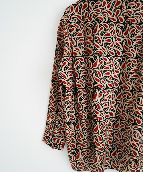 Edwina Hoerl.エドウィナホール.HEMD FREIHEITSLIEBE [17/EH44SH-03/BLOCK PRINT paisley]_