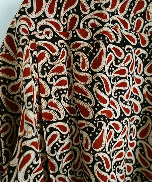 Edwina Hoerl.エドウィナホール.HEMD FREIHEITSLIEBE [17/EH44SH-03/BLOCK PRINT paisley]_