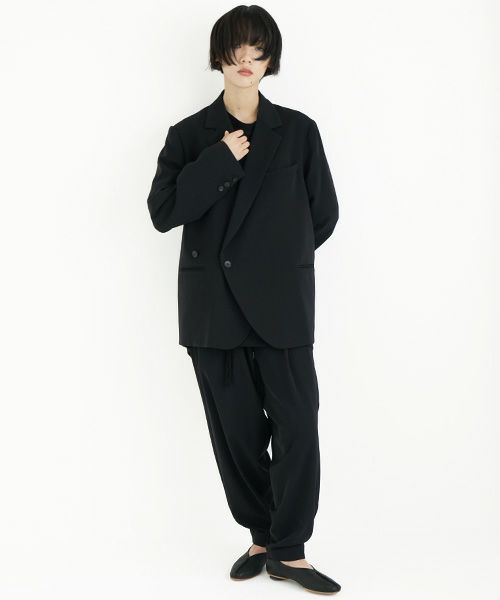 dauerbrenner.ダワーブレンナー.SAKKO DOPPELREIHERE [01B/D44J-02/black]_