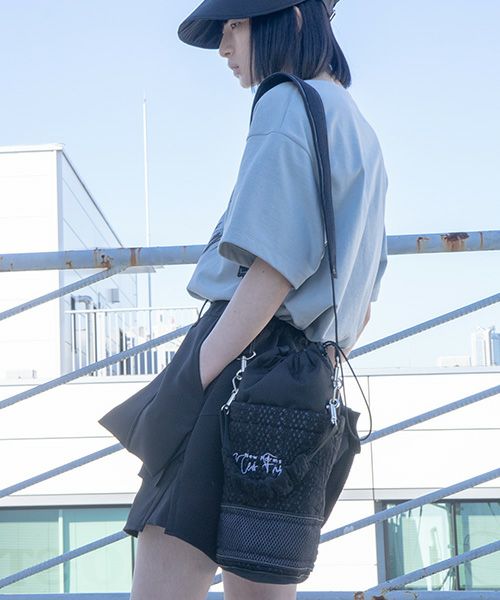 BALMUNG  バルムング.22SS25 ボタニックレースバケットバッグ[黒]