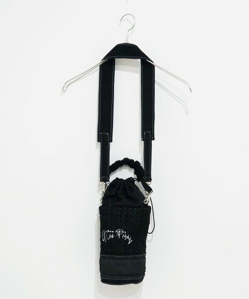 BALMUNG  バルムング.22SS25 ボタニックレースバケットバッグ[黒]