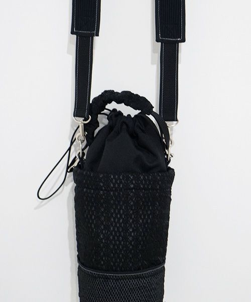 BALMUNG  バルムング.22SS25 ボタニックレースバケットバッグ[黒]