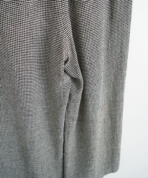 ohta.オオタ.black linen silk pants [pt-30B]