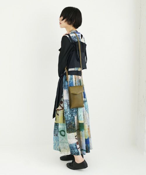 ohta.オオタ.olive slim letter bag [ac-21O1]