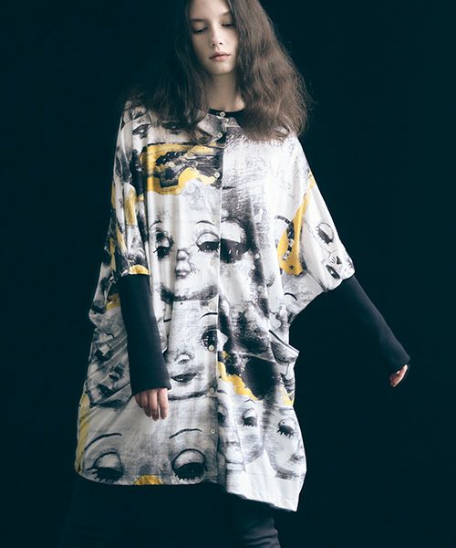 TOO HAJIMU.トヲハジム.眠子dolman long knit cardigan [TOO-001-03 - 眠子]