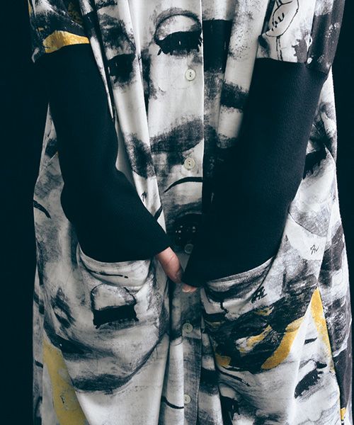 TOO HAJIMU.トヲハジム.眠子dolman long knit cardigan [TOO-001-03 - 眠子]