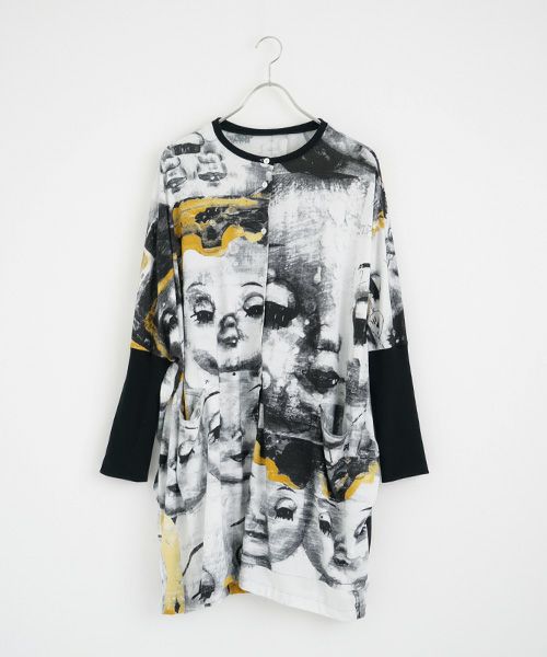 TOO HAJIMU.トヲハジム.眠子dolman long knit cardigan [TOO-001-03 - 眠子]