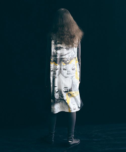 TOO HAJIMU.トヲハジム.眠子v-neck one piece [TOO-001-04 - 眠子×black/sa]