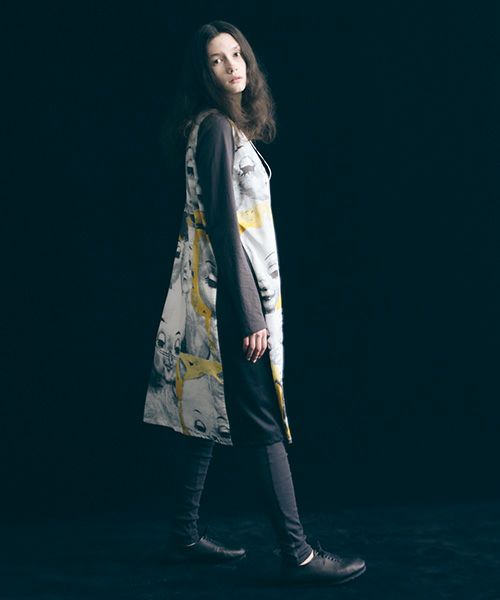 TOO HAJIMU.トヲハジム.眠子v-neck one piece [TOO-001-04 - 眠子×black/sa]