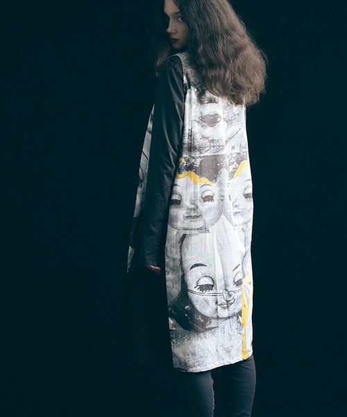 TOO HAJIMU.トヲハジム.眠子v-neck one piece [TOO-001-04 - 眠子×black/sa]