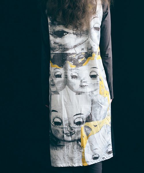 TOO HAJIMU.トヲハジム.眠子v-neck one piece [TOO-001-04 - 眠子×black/sa]