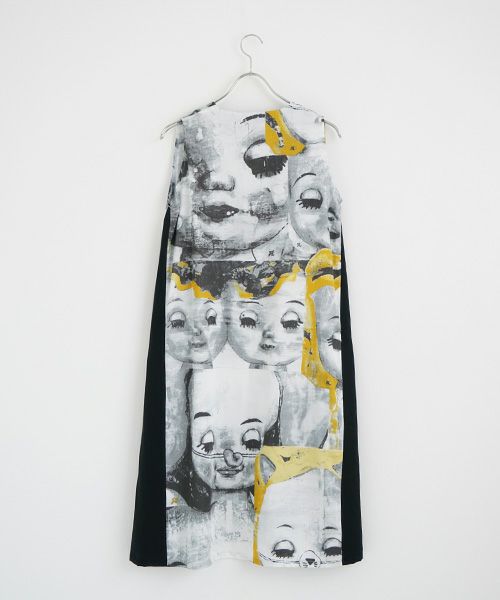 TOO HAJIMU.トヲハジム.眠子v-neck one piece [TOO-001-04 - 眠子×black/sa]