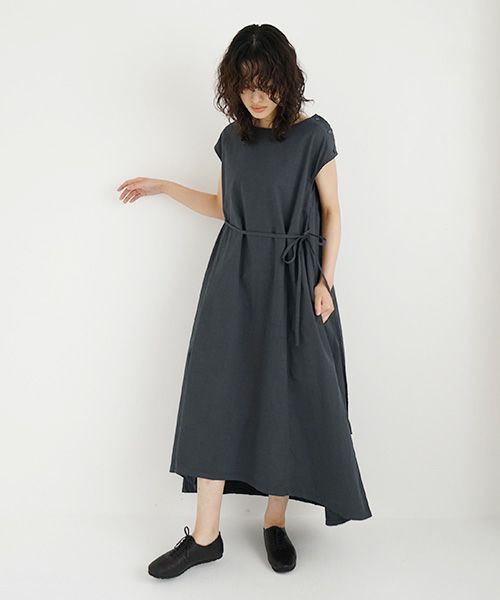 Mochi / home&miles.モチ / ホーム＆マイルズ.flare one piece [sumi]